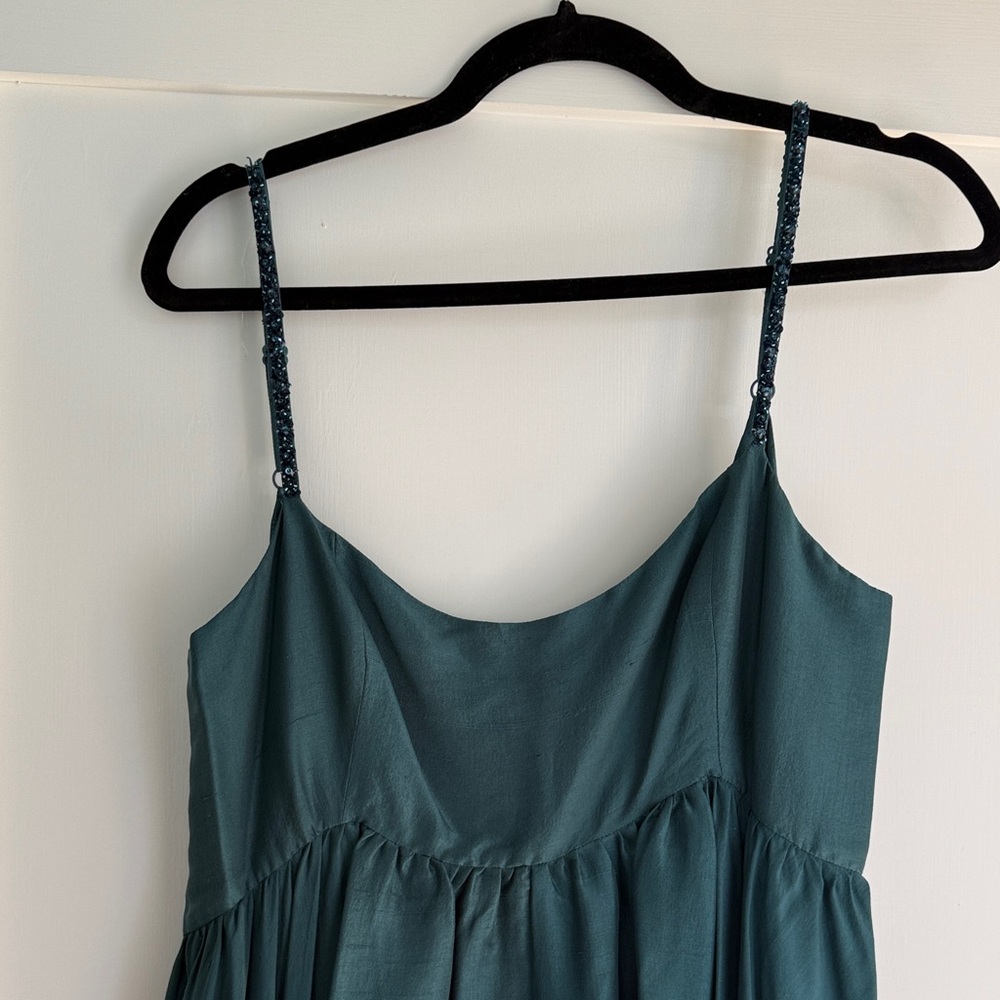 Elegant Teal Midi Dress